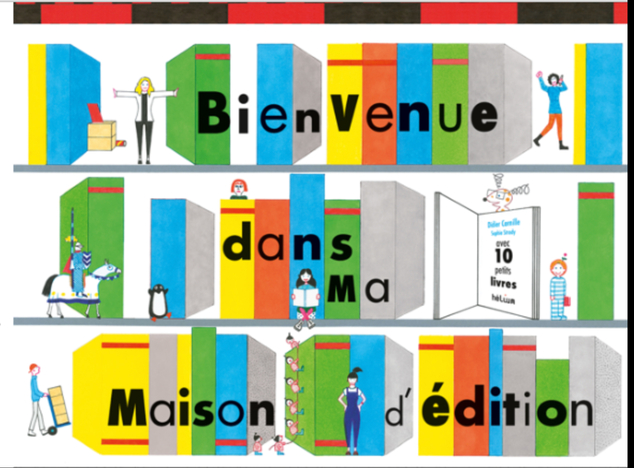 Bienvenue dans ma maison d'édition.avec 10 petits livres