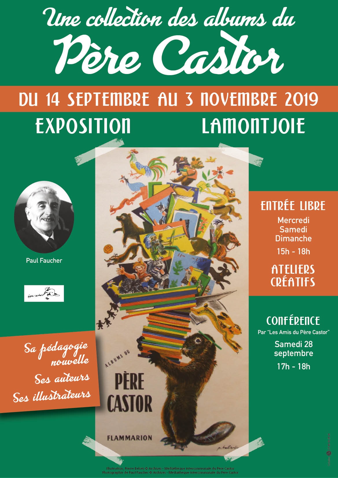 Exposition "Le Père Castor" Exposition "Le Père Castor"