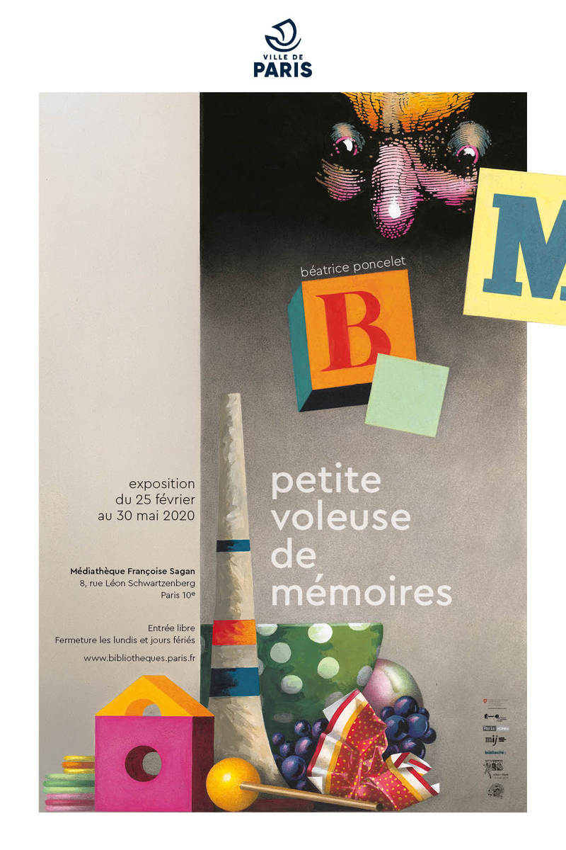 Exposition "Petite voleuse de mémoires", Béatrice Poncelet Exposition "Petite voleuse de mémoires", Béatrice Poncelet