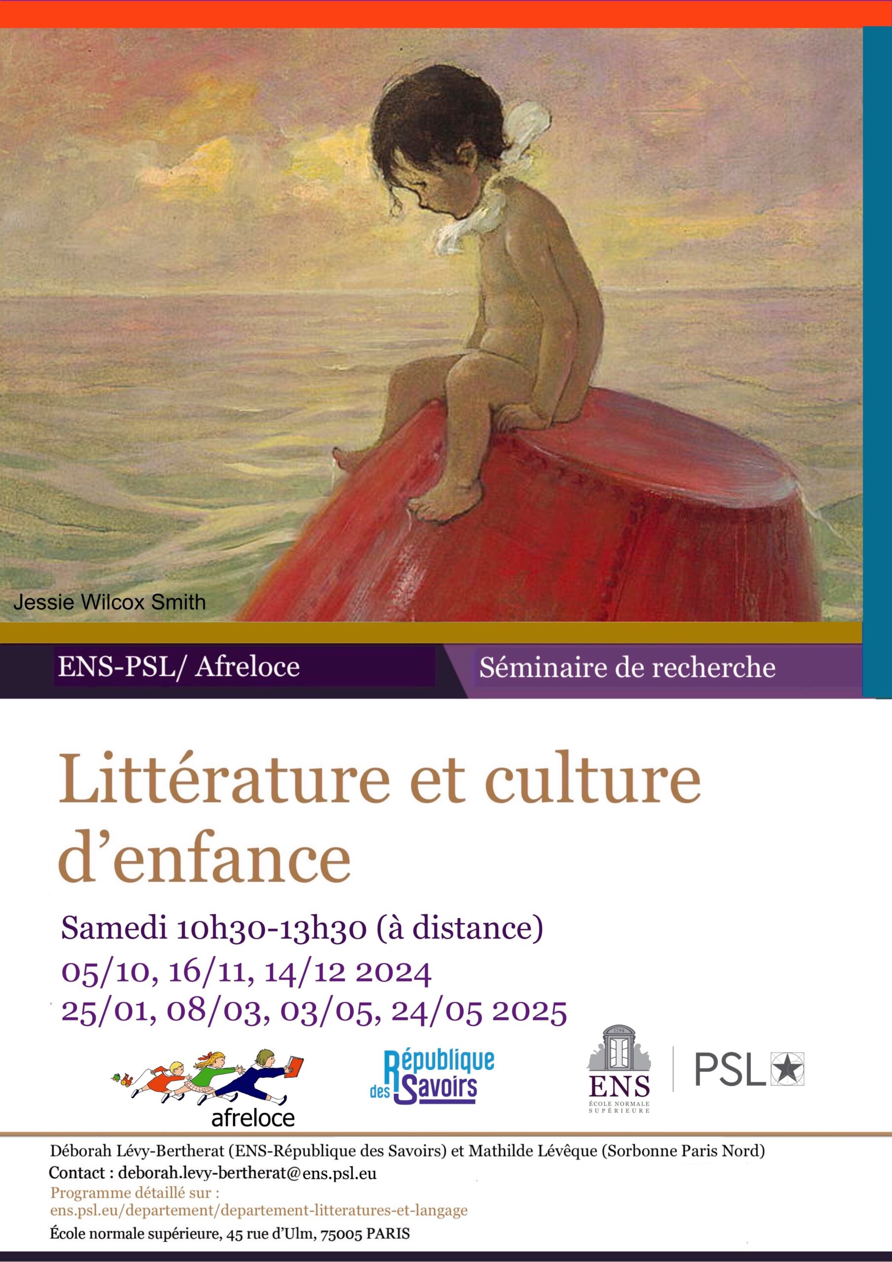 Séminaire “Littérature et culture d’enfance” (Afreloce/ENS)