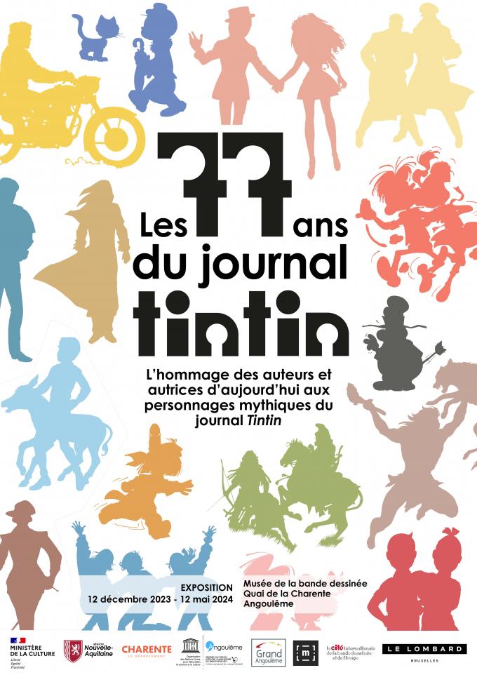 Exposition "Les 77 ans du journal Tintin"