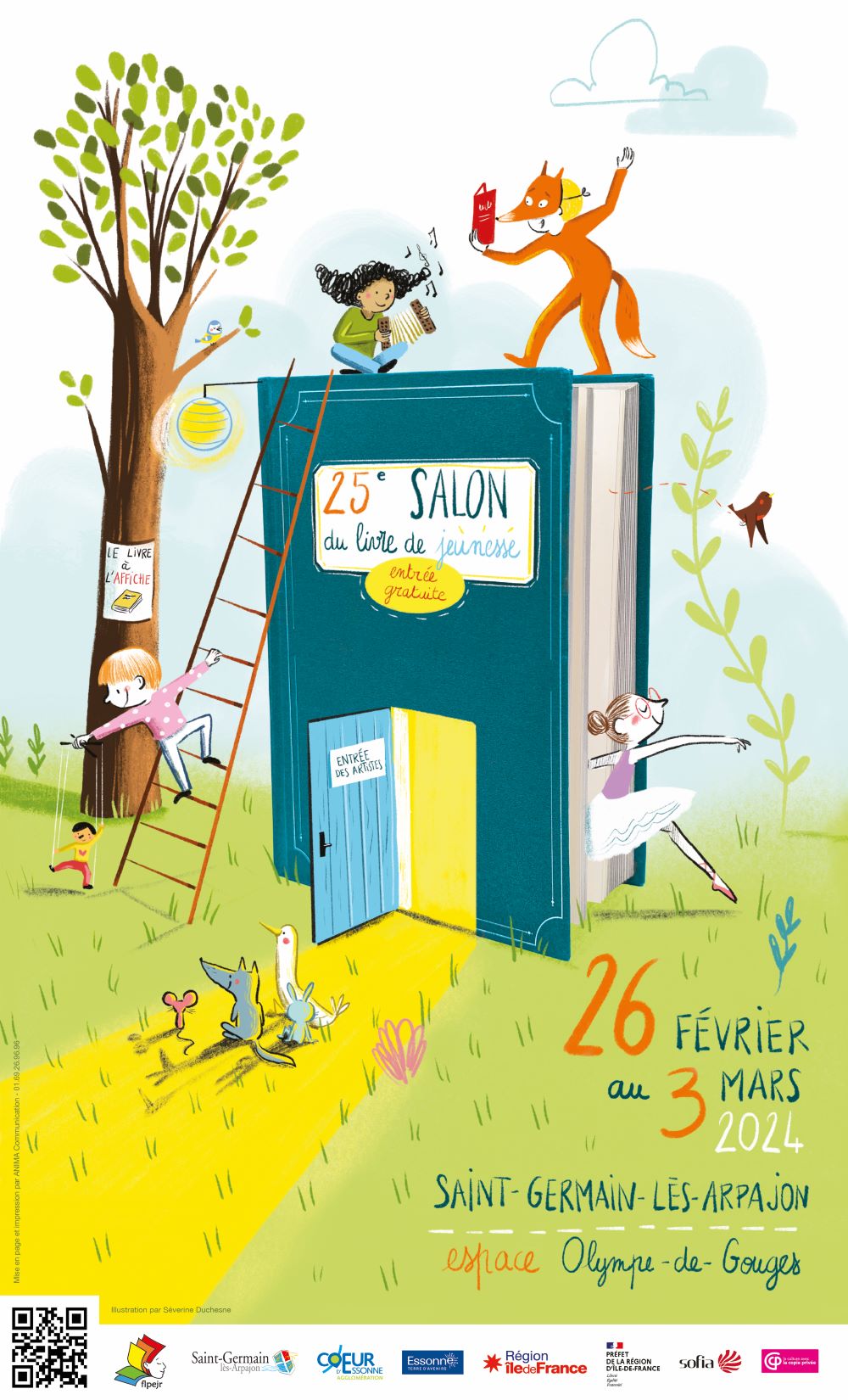 Le livre à l'affiche : le 25e salon du livre de jeunesse à Saint-Germain-lès-Arpajon