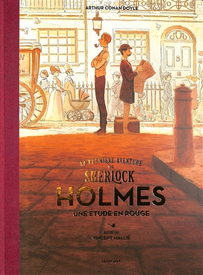 La première aventure de Sherlock Holmes : une étude en rouge