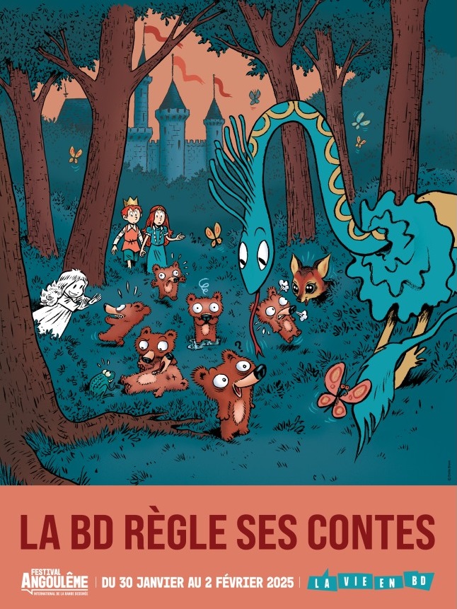 La BD règle ses contes : affiche de l'exposition