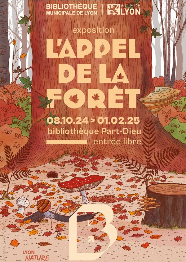 Affiche expo l'Appel de la forêt