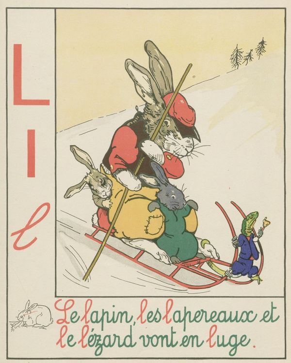 Alphabet, par Jean de La Fontinelle(Paris). 1933