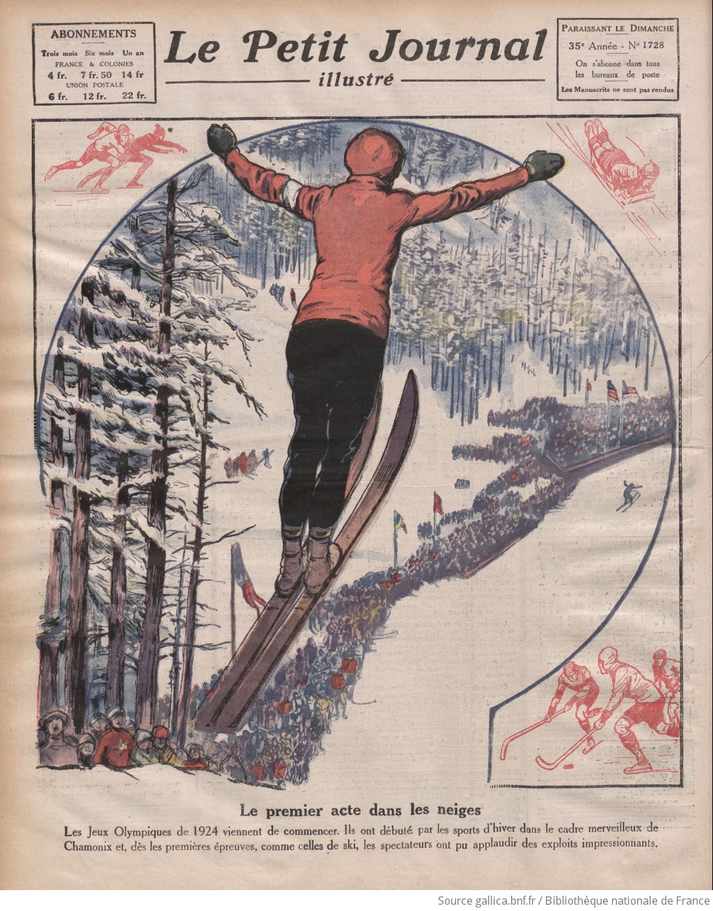 Le Petit journal illustré(Paris) 03 février 1924 (Numéro 1728).