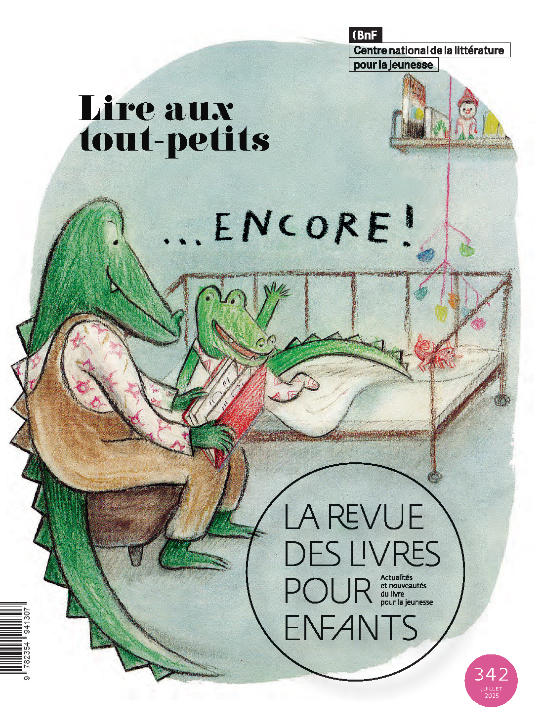 Couverture : Illustration d'Eva Montanari pour Tintamarre et gazouillis : l’heure d’aller au lit, Thierry Magnier, 2025.