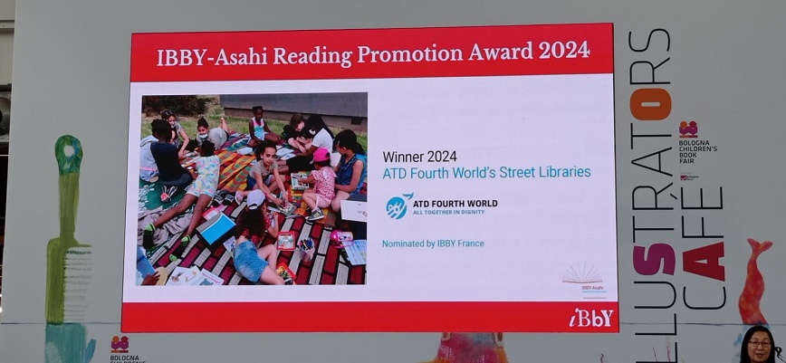 ATD Quart-Monde, lauréat du prix Asahi 2024 - annoncé à la Foire de Bologne