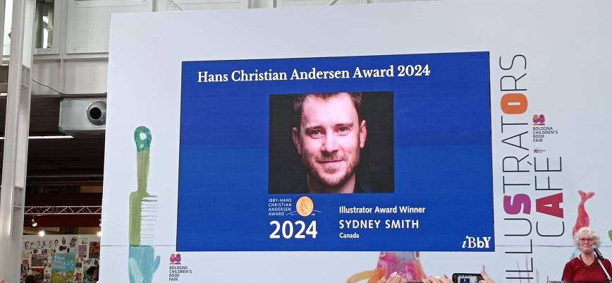 Sydney Smith, lauréat du prix Andersen 2024 - annoncé à la Foire de Bologne