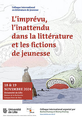 colloque international en Littérature de jeunesse "L'imprévu, l'inattendu dans la littérature et les fictions de jeunesse"