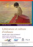 Séminaire “Littérature et culture d’enfance” (Afreloce/ENS)