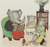 Jean de Brunhoff, ABC de Babar. Editions du Jardin des modes, 1934. Disponible sur Gallica Jean de Brunhoff, ABC de Babar. Editions du Jardin des modes, 1934. Disponible sur Gallica