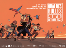 Festival Quai des bulles 2022. Affiche par Ralph Meyer