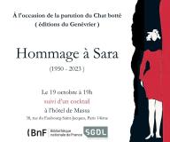 Soirée d'hommage à l'illustratrice Sara