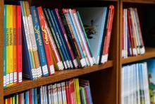 Bande dessinées en libre accès dans la salle Ovale - - © Élie Ludwig / BnF